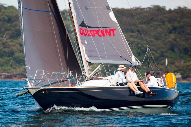 Smooth sailing aboard Quickpoint Azzurro - Land Rover Winter Series 2015 © David Brogan www.sailpix.com.au